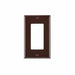 80401 - 80401 Leviton 1-Gang Decora/GFCI Device Decora Wallplate/Faceplate, Standard Size, Thermoset, Device Mount - Brown - American Copper & Brass - LEVITON INC ELECTRICAL BOXES AND COVERS