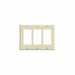 80411I - 80411I Leviton 3-Gang Decora/GFCI Device Decora Wallplate/Faceplate, Standard Size, Thermoset, Device Mount - Ivory - American Copper & Brass - LEVITON INC ELECTRICAL BOXES AND COVERS