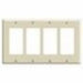 80414W - 80414-W Leviton Blank insert, screws included, for use with Decora wallplates - White - American Copper & Brass - LEVITON INC ELECTRICAL BOXES AND COVERS