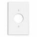 80504I - 80504I Leviton 1-Gang Single 1.406 Inch Hole Device Receptacle Wallplate, Midway Size, Thermoset, Device Mount - Ivory - American Copper & Brass - LEVITON INC ELECTRICAL BOXES AND COVERS