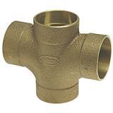 5835-S - NIBCO 835 2" DWV Cast Bronze Double Tee, C x C x C x C - American Copper & Brass - NIBCO INC Inventory Blowout