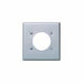 84026 - 84026 Leviton 2-Gang Flush Mount 2.15 Inch Dia. Device Receptacle Wallplate, Standard Size, 430 Stainless Steel, Device Mount - Stainless Steel - American Copper & Brass - LEVITON INC ELECTRICAL BOXES AND COVERS