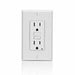 8599W - GFNT1-W Leviton 15 Amp, 125 Volt Receptacle/Outlet, 20 Amp Feed-Through, Self-test - White - American Copper & Brass - LEVITON INC WIRING DEVICES