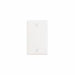 88014 - 88014 Leviton 1-Gang No Device Blank Wallplate, Standard Size, Thermoset, Box Mount - White - American Copper & Brass - LEVITON INC ELECTRICAL BOXES AND COVERS