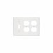 88047 - 88047 Leviton 3-Gang 1-Toggle 2-Duplex Device Combination Wallplate, Standard Size, Thermoset, Device Mount - White - American Copper & Brass - LEVITON INC ELECTRICAL BOXES AND COVERS