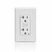 8899W - GFNT2-W Leviton 20 Amp, 125 Volt Receptacle/Outlet, 20 Amp Feed-Through, Self-test - White - American Copper & Brass - LEVITON INC WIRING DEVICES