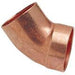 306-2-Q - NIBCO 906-2 1-1/4" Ftg x C DWV 45° Copper Fitting Elbow - American Copper & Brass - NIBCOPV191 Inventory Blowout