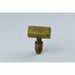 A1701B - ME1701B Marshall Excelsior Tee Block without Check, F. POL x F. POL x M. POL. 7/8" Hex Nut - American Copper & Brass - MARSHALL EXCELSIOR MISC. GAS SUPPLIES