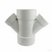 A2374 - D612252 LASCO Fittings 2" X 1-1/2" DWV Double Wye Reducing All Hub - American Copper & Brass - WESTLAKE PIPE AND FITTINGS PVC-DWV FITTINGS