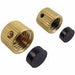 A350A - 1/2" Brass Drain Cap And Washer - American Copper & Brass - ELITE STOP AND WASTE VALVES