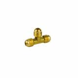 A44C - LT2-4 United Brass 1/4" OD Male Brass Flare Tee - American Copper & Brass - UNITED BRASS MFG INC DOMESTIC BRASS FLARE FITTINGS