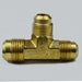 A44IFF - LT2-1088 United Brass 5/8" OD X 1/2" OD X 1/2" OD Brass Flare Tee - American Copper & Brass - UNITED BRASS MFG INC DOMESTIC BRASS FLARE FITTINGS