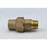 A4753-M - 74753 A.Y. McDonald 1" Flare X 1" MIP Bronze Straight Adapter, No Lead - American Copper & Brass - A Y MCDONALD MFG CO UNDERGROUND FITTINGS
