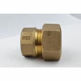 A4754T-K - 74754T A.Y. McDonald 3/4" Compression X 3/4" FIP Straight Adapter, No Lead - American Copper & Brass - A Y MCDONALD MFG CO UNDERGROUND FITTINGS
