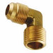 A49EK - LE1-612 United Brass 3/8" OD Flare X 3/4" MIP Brass Elbow - American Copper & Brass - UNITED BRASS MFG INC DOMESTIC BRASS FLARE FITTINGS