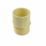 A5015 - 4136-005 Spears Manufacturing 1/2" Male Adapter, CPVC, Mipt x Socket - American Copper & Brass - SPEARS MANUFACTURING CO CPVC FITTINGS
