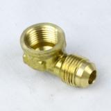A54FE - LE3-86 United Brass 1/2" OD Flare X 3/8" FIP Brass Elbow - American Copper & Brass - UNITED BRASS MFG INC DOMESTIC BRASS FLARE FITTINGS
