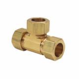 A64I - 64-10X BrassCraft 5/8" OD Brass Compression Tee - American Copper & Brass - BRASSCRAFT MFG CO COMPRESSION FITTINGS