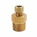 A68EK - 68-6-12X BrassCraft 3/8" OD X 3/4" MIP Compression MaleBrass Adapter - American Copper & Brass - BRASSCRAFT MFG CO BRASS FITTINGS