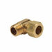 A69FE - 69-8-6X BrassCraft 1/2" OD X 3/8" MIP 90 Brass Elbow - American Copper & Brass - BRASSCRAFT MFG CO COMPRESSION FITTINGS