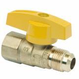 1/2" Female X 1/2" Flare Appliance Connector Valve (Lever Handle)