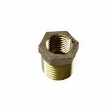 110-42 1/4" X 1/8" Hex Bushing Extruded Brass