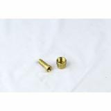1/4" BARB X 3/8" BRASS FLARE SHORT FORGED NUT(ANS4E)