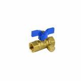 1" FIP JOMAR GAS BALL VALVE WITH 1/8" SIDE-TAP