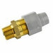 ALACA32M - QACA32MG Zurn PEX Qicktite Coupling Adapter Male, Assembled, 1/2" x 3/8" MPT - American Copper & Brass - ZURN INDUSTRIES, LLC QUICK TITE FITTINGS