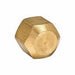 AN5F - 56-8 1/2" OD Flare Cap Brass - American Copper & Brass - ACME PARTS INC DOMESTIC BRASS FLARE FITTINGS