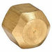 AN5K - 56-12 3/4" OD Flare Cap Brass - American Copper & Brass - ACME PARTS INC DOMESTIC BRASS FLARE FITTINGS