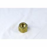 E4-NUT United Brass 1/4" OD Short Forged Flare Nut - Brass