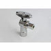 BVCR08 - Chrome Plated Ice Maker Valves 1/4" OD X 1/2" Nominal Angle Stop - American Copper & Brass - ELITE Inventory Blowout