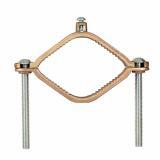 C-4 - G-4-S NSI 2-1/2″ to 4″ Pipe Bronze Ground Clamp for Water Pipe - American Copper & Brass - NSI INDUSTRIES LLC WIRE GROUNDING, CONNECTING, AND WIRE MARKING