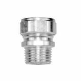 American Fittings CG75B750 3/4" Straight Cord Grip Connector, Strain Relief, Zine Plated
