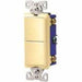 DDSI - DECOR DUPLEX SWITCH IVORY - American Copper & Brass - ORGILL INC WIRING DEVICES