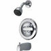 DL134900 - DELTA 1-HANDLE TUB SPOUT AND SHOWER HEAD - American Copper & Brass - ORGILL INC FAUCET AND SHOWER ACCESSORIES