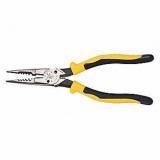 J206-8C Klein Tools Pliers, All-Purpose Needle Nose, Spring Loaded, Cuts, Strips, 8.5"