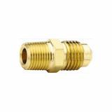 L48FF - 48-88LNG 1/2" OD Flare X 1/2" MIP Extra Long Brass Male Connectors - American Copper & Brass - ACME PARTS INC DOMESTIC BRASS FLARE FITTINGS