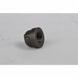M-108E - 3/8 BLK CAP - American Copper & Brass - USD Products MALLEABLE FITTINGS