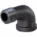 M-116S - 2 BLK 90 ST ELBOW - American Copper & Brass - USD Products MALLEABLE FITTINGS