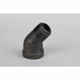 M-124X - 4 BLK 45 ST. ELBOW - American Copper & Brass - USD Products MALLEABLE FITTINGS