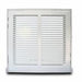 MFRG104W - MFRG104W METAL-FAB White Return Air Grille, 1/2" Spacing, 10" X 6" - American Copper & Brass - METAL FAB INC DUCTWORK- B VENT