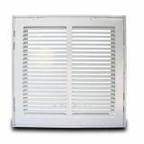 MFRG126W - MFRG126W METAL-FAB White Return Air Grille, 1/2" Spacing, 12" X 6" - American Copper & Brass - METAL FAB INC DUCTWORK- B VENT