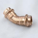 PC606-F - 1/2" PRESS COPPER ELBOW - 45 DEGREE - American Copper & Brass - NIBCOPV191 PRESS FITTINGS