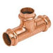 PC611RR-XSX - 4" X 2" X 4" TEE - PRESS - American Copper & Brass - NIBCOPV191 PRESS FITTINGS