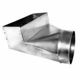 PH42125 - 2-1/4" X 12" X 5" 90° Register Boot - American Copper & Brass - SOUTHWARK METAL MFG CO DUCTWORK- B VENT