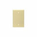 PJ13-I - PJ13-I Leviton 1-Gang No Device Blank Wallplate, Midway Size, Thermoplastic Nylon, Box Mount - Ivory - American Copper & Brass - LEVITON INC ELECTRICAL BOXES AND COVERS