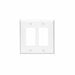 PJ262-W - PJ262-W Leviton 2-Gang Decora/GFCI Device Decora Wallplate/Faceplate, Midway Size, Thermoplastic Nylon, Device Mount - White - American Copper & Brass - LEVITON INC ELECTRICAL BOXES AND COVERS