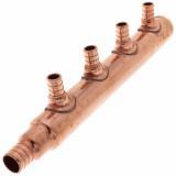 PXMAN-4 - 672X0490 Sioux Chief PowerPEX® BranchMaster™ 3/4" F1807 PEX x Spin Closed Trunk Standard, 4-Port - American Copper & Brass - SIOUX CHIEF MFG CO INC PEX FITTINGS